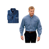 MENS DENIM LONG SLEEVE SHIRT EMBROIDERED