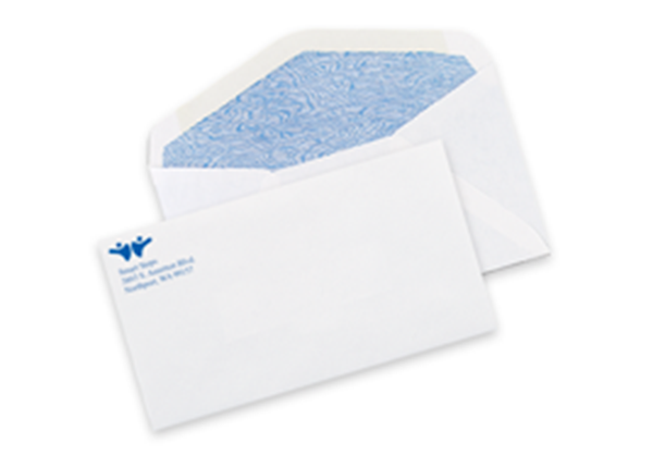 #6 3/4 Envelope, Security Tint || Custom Envelopes || Spot Color