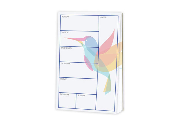 5.5" x 8.5" Note Pad || Custom Note Pads || White 60 lb. Text, 50 Sheets per Pad