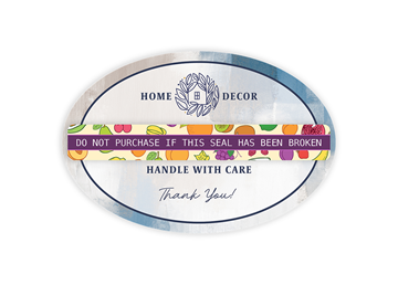 Oval Labels || Most Popular Custom Labels || 4" x 6", Full Color