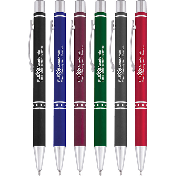 Pro-Writer Gel-Glide Pen || Custom Pens || Laser Engraved Silver