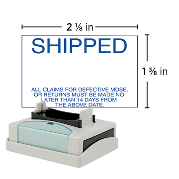 Xstamper® N83 VersaDater  Dater Impression Frame Only || Custom Pre-Inked Date Stamps || 1 3/8" x 2 1/8", No Date