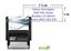 2000 Plus® PrintPro™ 20 Stamp || Custom Self-Inking Stamps || 1/2" x 1 7/16" Impression