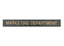 Engraved Plastic Sign || Custom Indoor Signs || Horizontal, 8" x 1"