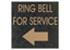 Engraved Plastic Sign || Custom Indoor Signs || Square, 10" x 10"