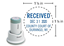 Xstamper® N85 Round Xpedater || Custom Pre-Inked Date Stamps || 1 1/4" Impression